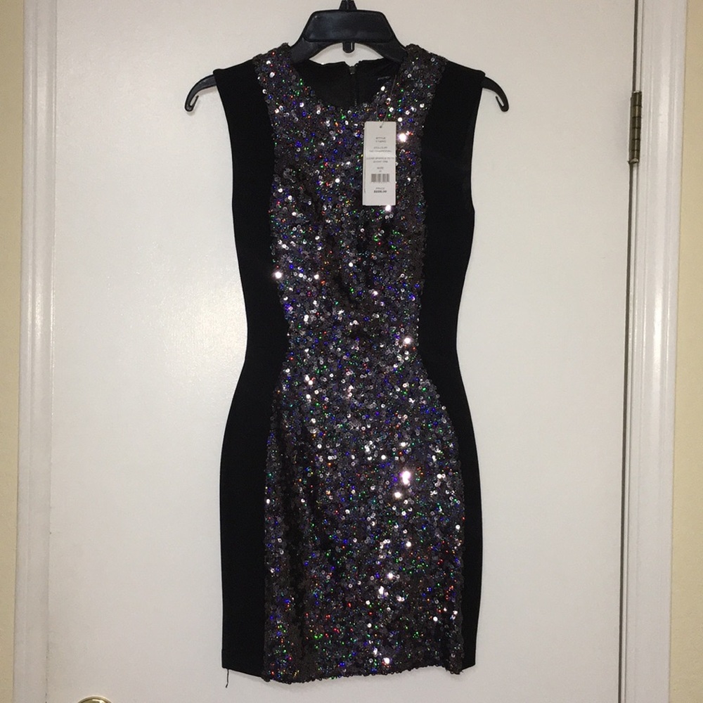 NEW French Connection Lunar Sparkle Dress Size 0